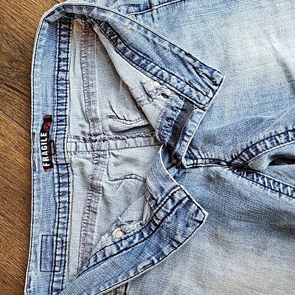FRAGILE BLUE JEANS WOMENS SIZE 11 - Picture 4 of 11